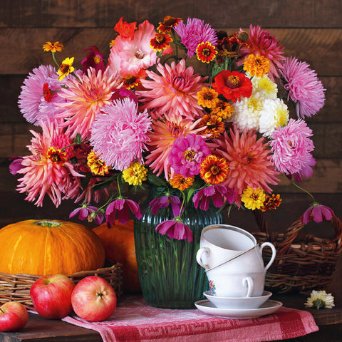 Grid calendar Flowers 2026, 30 x 30 cm