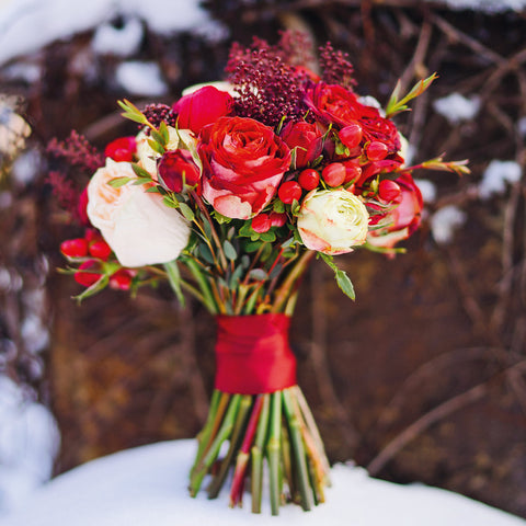 Grid calendar Flowers 2026, 30 x 30 cm