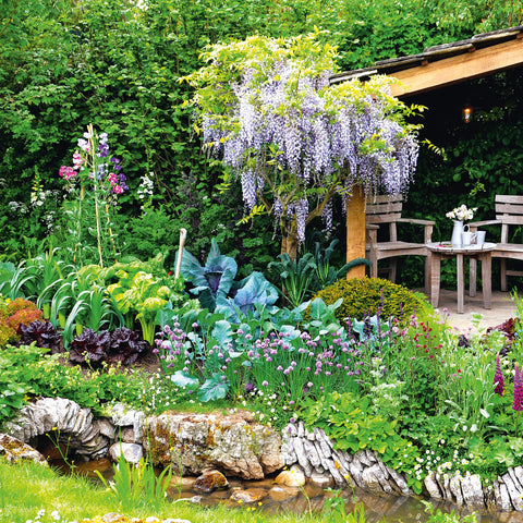 Grid calendar Gardens 2026, 30 x 30 cm