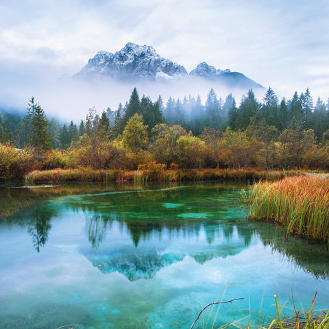 Grid calendar Alps 2026, 30 x 30 cm