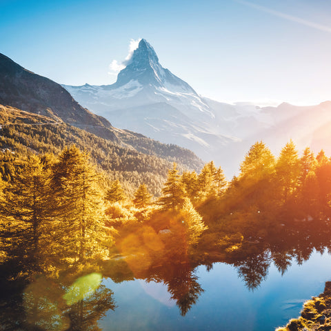 Grid calendar Alps 2026, 30 x 30 cm