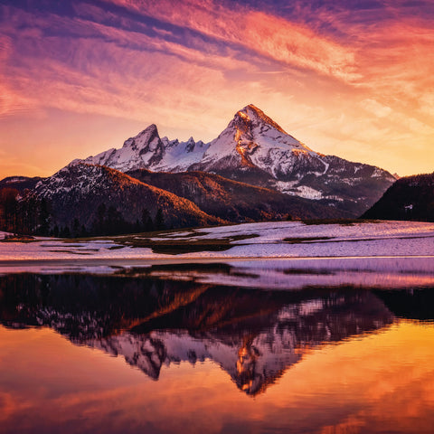 Grid calendar Alps 2026, 30 x 30 cm