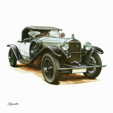 Grid calendar Classic Cars – Václav Zapadlík 2026, 30 x 30 cm