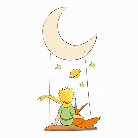 Grid calendar Le Petit Prince 2026, 30 x 30 cm