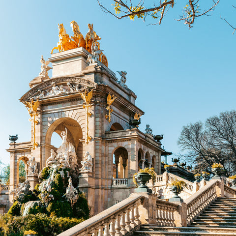 Grid calendar Barcelona 2026, 30 x 30 cm