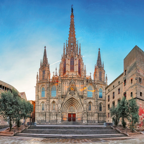 Grid calendar Barcelona 2026, 30 x 30 cm