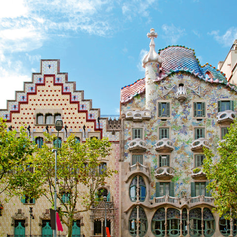 Grid calendar Barcelona 2026, 30 x 30 cm