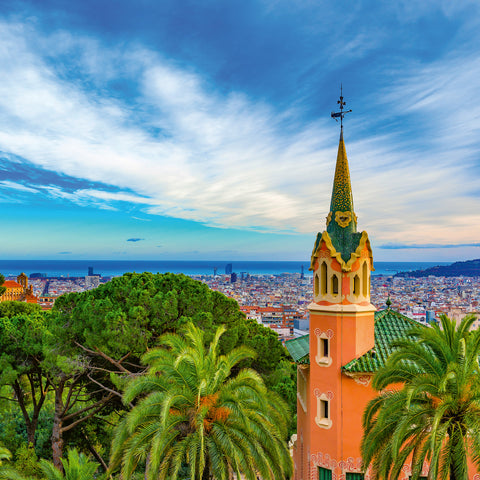 Grid calendar Barcelona 2026, 30 x 30 cm