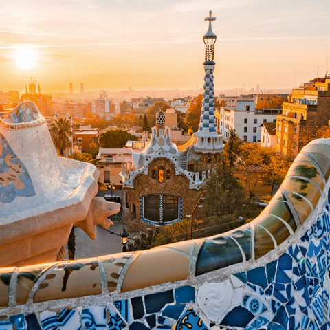 Grid calendar Barcelona 2026, 30 x 30 cm