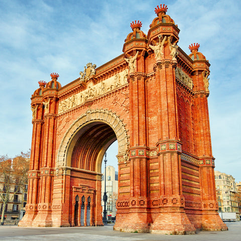 Grid calendar Barcelona 2026, 30 x 30 cm