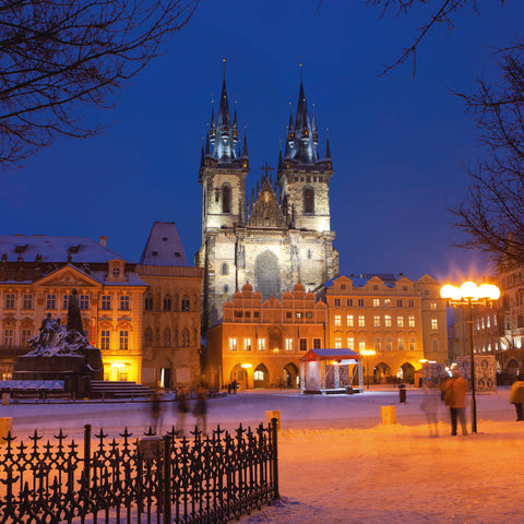 Grid calendar Prague 2026, 30 x 30 cm