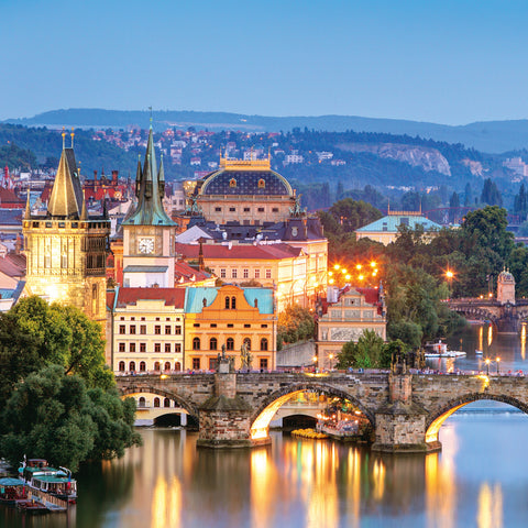 Grid calendar Prague 2026, 30 x 30 cm