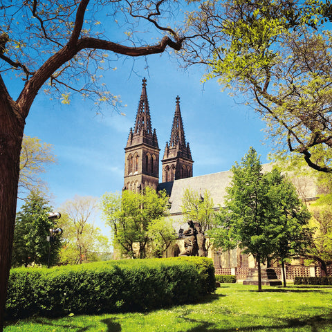 Grid calendar Prague 2026, 30 x 30 cm