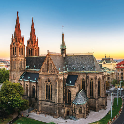 Grid calendar Prague 2026, 30 x 30 cm