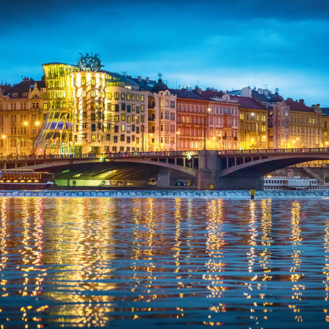 Grid calendar Prague 2026, 30 x 30 cm