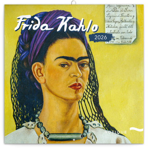 Grid calendar Frida Kahlo 2026, 30 x 30 cm
