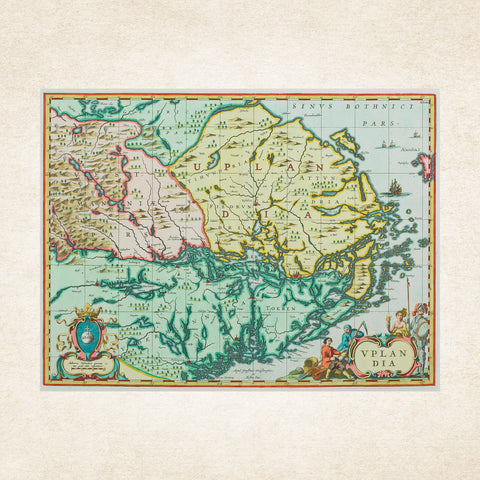 Grid calendar Antique Maps 2026, 30 x 30 cm