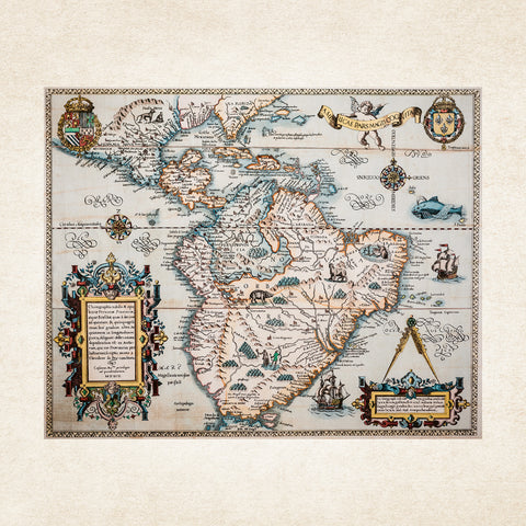 Grid calendar Antique Maps 2026, 30 x 30 cm