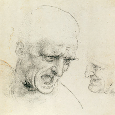 Grid calendar Leonardo da Vinci 2026, 30 x 30 cm