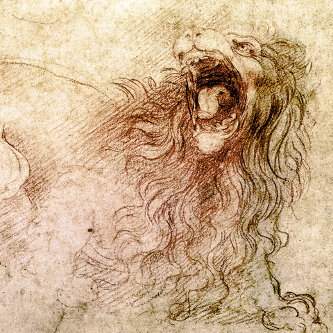 Grid calendar Leonardo da Vinci 2026, 30 x 30 cm