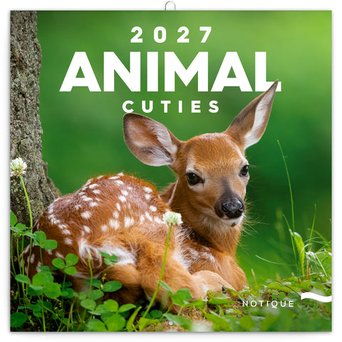 Grid calendar Animal Cuties 2027, 30 x 30 cm