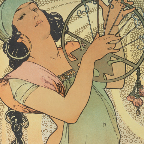 Grid calendar Alphonse Mucha 2027, 30 x 30 cm