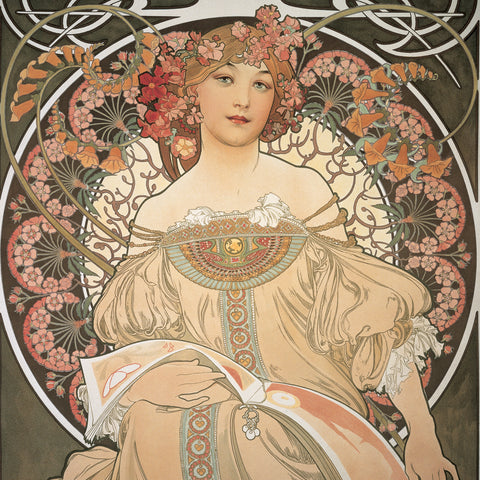 Grid calendar Alphonse Mucha 2027, 30 x 30 cm