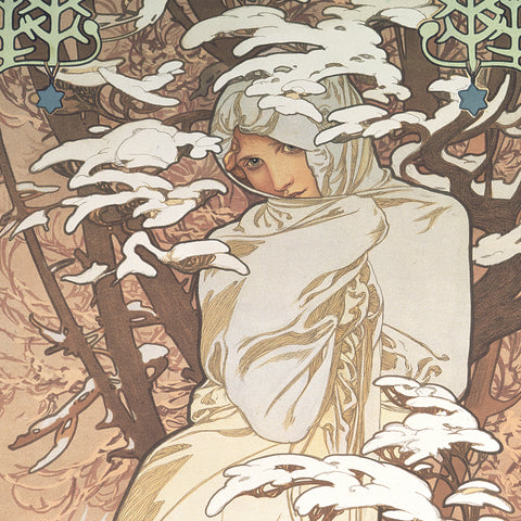 Grid calendar Alphonse Mucha 2027, 30 x 30 cm