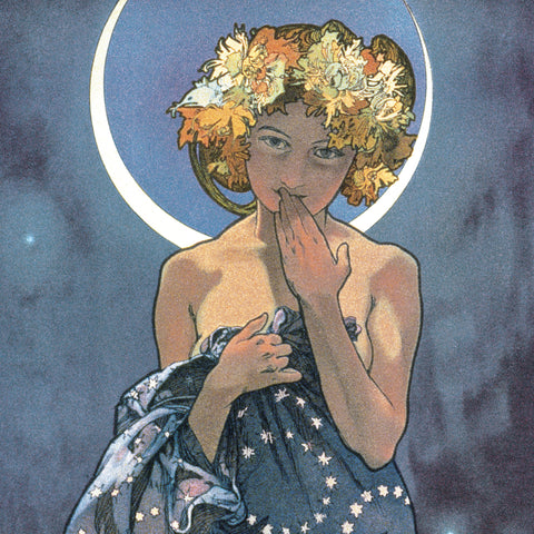 Grid calendar Alphonse Mucha 2027, 30 x 30 cm
