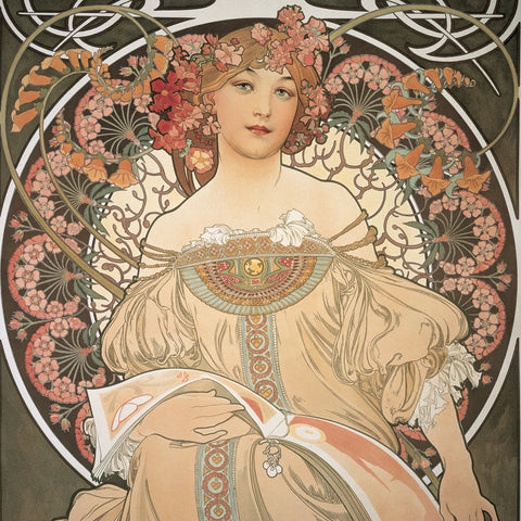 Grid calendar Alphonse Mucha 2027, 30 x 30 cm