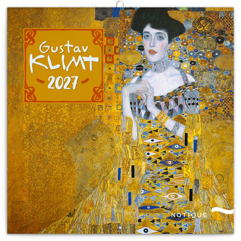 Grid calendar Gustav Klimt 2027, 30 x 30 cm