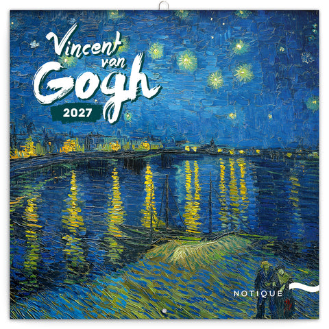 Grid calendar Vincent van Gogh 2027, 30 x 30 cm