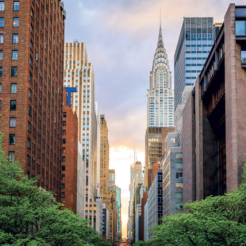 Grid calendar New York 2027, 30 x 30 cm
