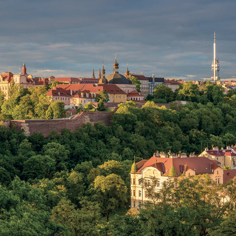 Grid calendar Prague 2027, 30 x 30 cm