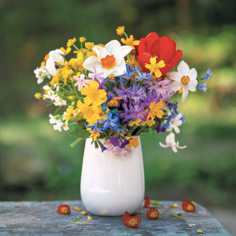 Grid calendar Flowers 2027, 30 x 30 cm