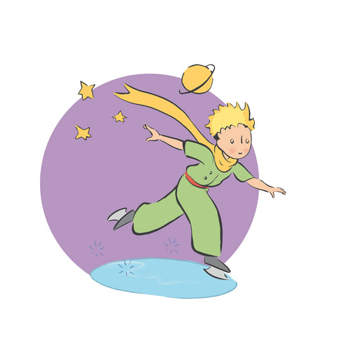 Grid calendar Le Petit Prince 2027, PLASTIC FREE, 30 x 30 cm