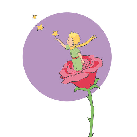 Grid calendar Le Petit Prince 2027, PLASTIC FREE, 30 x 30 cm