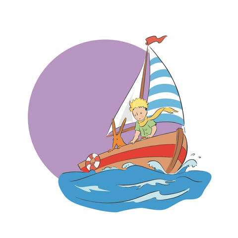 Grid calendar Le Petit Prince 2027, PLASTIC FREE, 30 x 30 cm