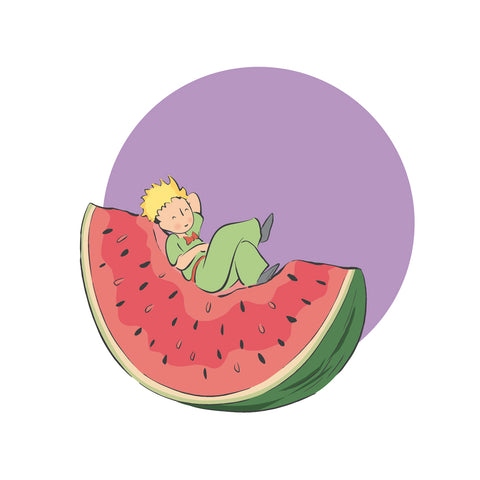 Grid calendar Le Petit Prince 2027, PLASTIC FREE, 30 x 30 cm