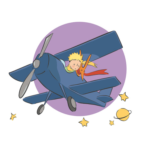 Grid calendar Le Petit Prince 2027, PLASTIC FREE, 30 x 30 cm