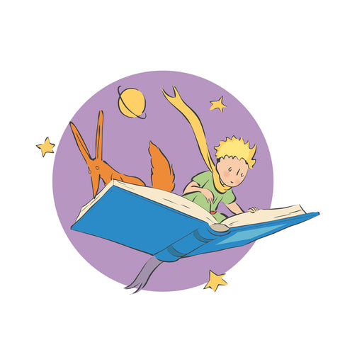 Grid calendar Le Petit Prince 2027, PLASTIC FREE, 30 x 30 cm