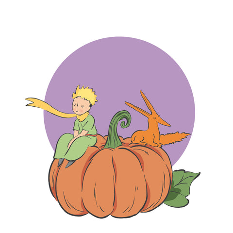 Grid calendar Le Petit Prince 2027, PLASTIC FREE, 30 x 30 cm