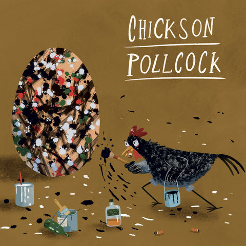Grid calendar Chicken Artists 2027, 30 x 30 cm