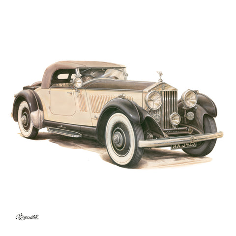 Grid calendar Classic Cars – Václav Zapadlík 2027, PLASTIC FREE, 30 x 30 cm