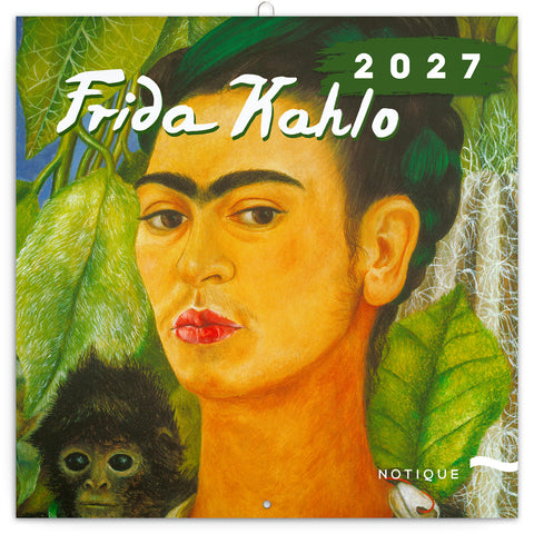 Grid calendar Frida Kahlo 2027, 30 x 30 cm