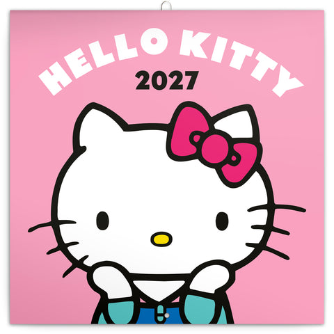 Grid calendar Hello Kitty 2027, 30 x 30 cm