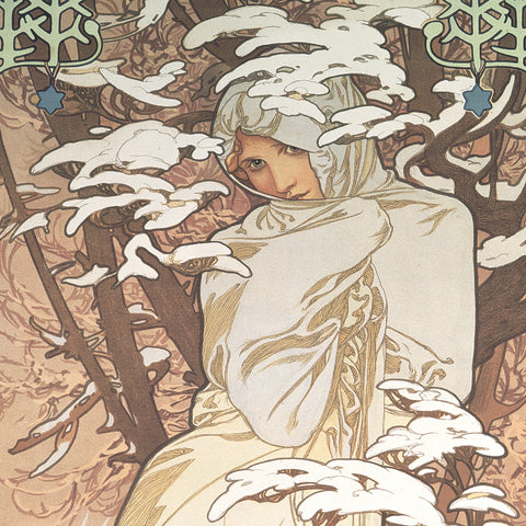 Grid calendar Alphonse Mucha 2027, 20 x 20 cm