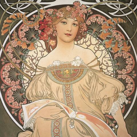Grid calendar Alphonse Mucha 2027, 20 x 20 cm
