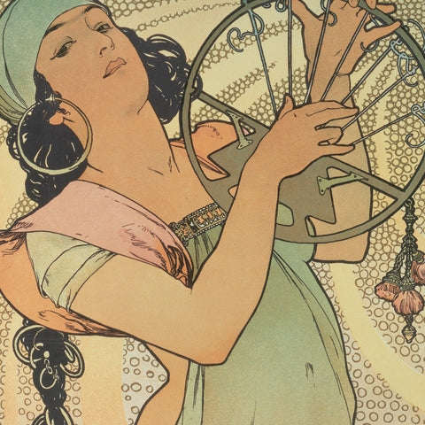 Grid calendar Alphonse Mucha 2027, 20 x 20 cm