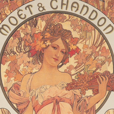 Grid calendar Alphonse Mucha 2027, 20 x 20 cm